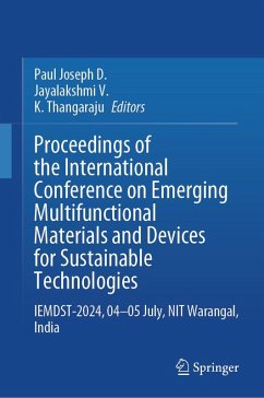 Cover Proceedings of the International Conference on Emerging Multifunctional Materials and Devices for Sustainable Technologies (eBook, PDF)