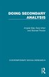 Doing Secondary Analysis (eBook, ePUB) - Bild 1