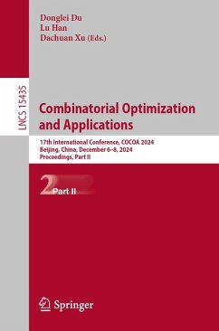 Combinatorial Optimization and Applications (eBook, PDF)