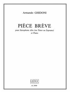 Cover GHIDONI PIECE BREVE SAXOPHONE MIB OU SIB ET PIANO