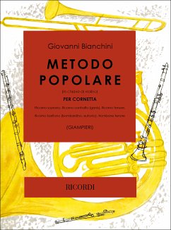Cover Metodo popolare (in chiave di violino) per cornetta (Flicorno/trombone tenore)