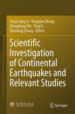 Cover Scientific Investigation of Continental Earthquakes and Relevant Studies (eBook, PDF)