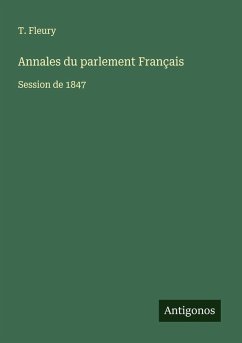 Cover Annales du parlement Français