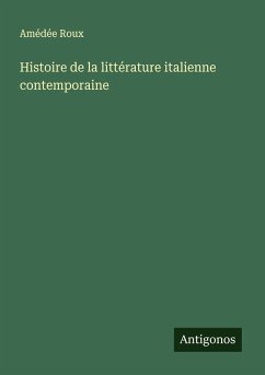 Cover Histoire de la littérature italienne contemporaine