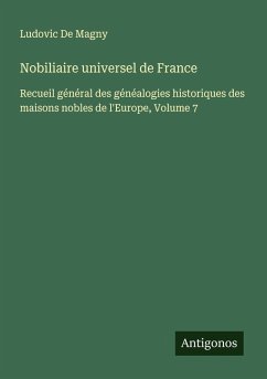Cover Nobiliaire universel de France