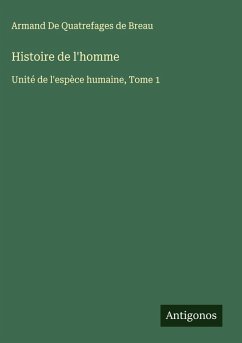 Cover Histoire de l'homme