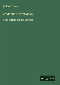 Cover Épidémie et contagion