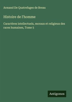 Cover Histoire de l'homme