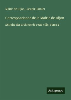 Cover Correspondance de la Mairie de Dijon