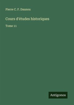 Cover Cours d'études historiques