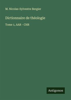 Cover Dictionnaire de théologie