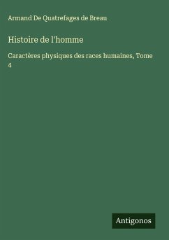 Cover Histoire de l'homme