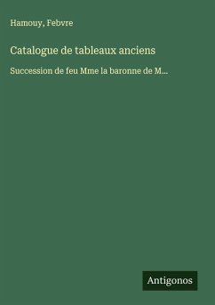 Cover Catalogue de tableaux anciens