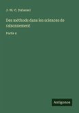 Des méthods dans les sciences de raisonnement