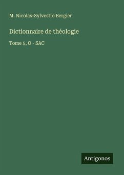 Cover Dictionnaire de théologie