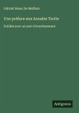 Une préface aux Annales Tacite