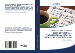 Cover ODDIY DIFFERENSIAL TENGLAMALARDAN MISOL VA MASALALAR YECHISH (1-qism)