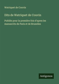 Cover Dits de Watriquet de Couvin