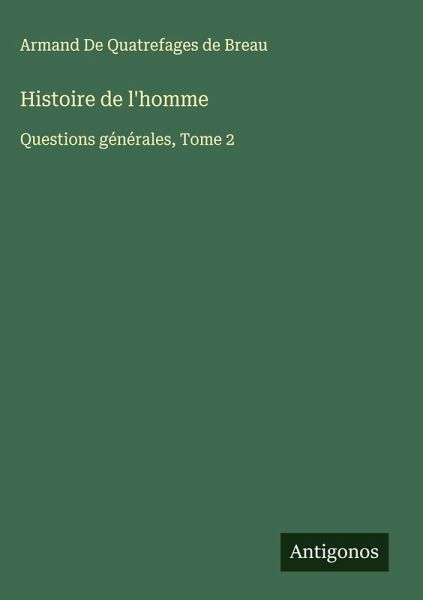 Histoire de l'homme