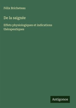 De la saignée - Bricheteau, Félix