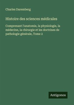 Cover Histoire des sciences médicales