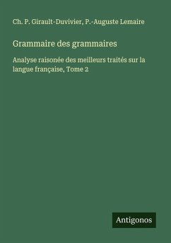 Cover Grammaire des grammaires