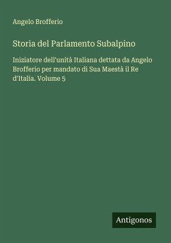 Cover Storia del Parlamento Subalpino