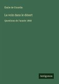 La voix dans le désert La voix dans le désert