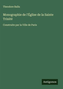 Cover Monographie de l'Église de la Sainte Trinité