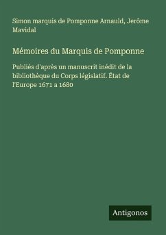 Mémoires du Marquis de Pomponne Cover Mémoires du Marquis de Pomponne