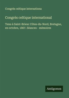 Cover Congrès celtique international