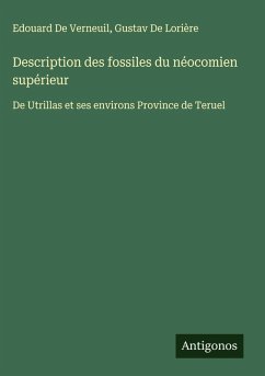 Cover Description des fossiles du néocomien supérieur