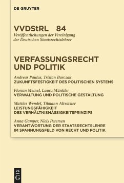 Cover Verfassungsrecht und Politik (eBook, ePUB)