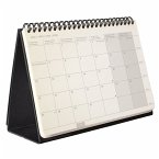 Tischkalender Conceptum 2026, ca. A5 quer, schwarz