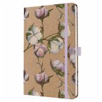 Wochenkalender Jolie 2026, ca. A5, braun/flieder/rosé/weiß/oliv