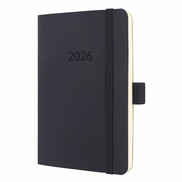Wochenkalender Conceptum 2026, ca. A6, schwarz
