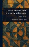 Increasing Human Efficiency in Business Increasing Human Efficiency in Business