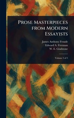 Cover Prose Masterpieces From Modern Essayists
