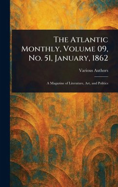 Cover The Atlantic Monthly, Volume 09, No. 51, January, 1862