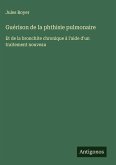 Guérison de la phthisie pulmonaire
