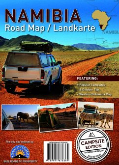 Cover Namibia Road Map / Landkarte Campsite Edition