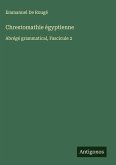 Chrestomathie égyptienne Chrestomathie égyptienne