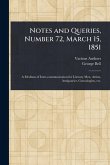Notes and Queries, Number 72, March 15, 1851