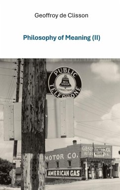 Cover Philosophy of Meaning II