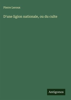Cover D'une ligion nationale, ou du culte