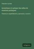 Acoustique et optique des salles de réunions publiques