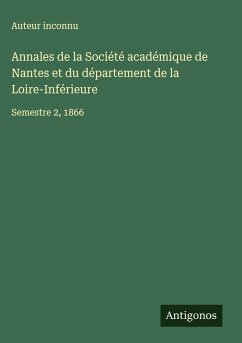 Cover Annales de la Société académique de Nantes et du département de la Loire-Inférieure