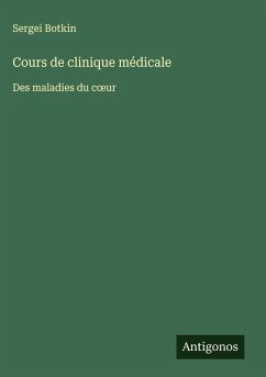 Cover Cours de clinique médicale