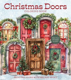 Cover Christmas Doors Coloring Book