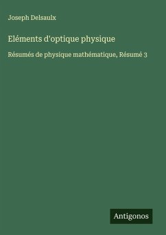 Cover Eléments d'optique physique
